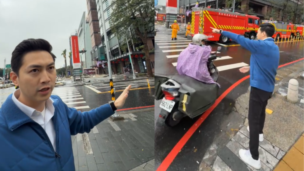 台中新光三越爆炸意外開直播遭轟「作秀」　廖偉翔：善盡通報責任