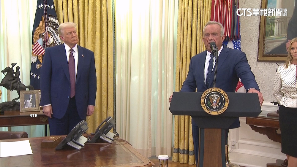 宣誓就任美衛生部長　小羅勃甘迺迪感謝川普