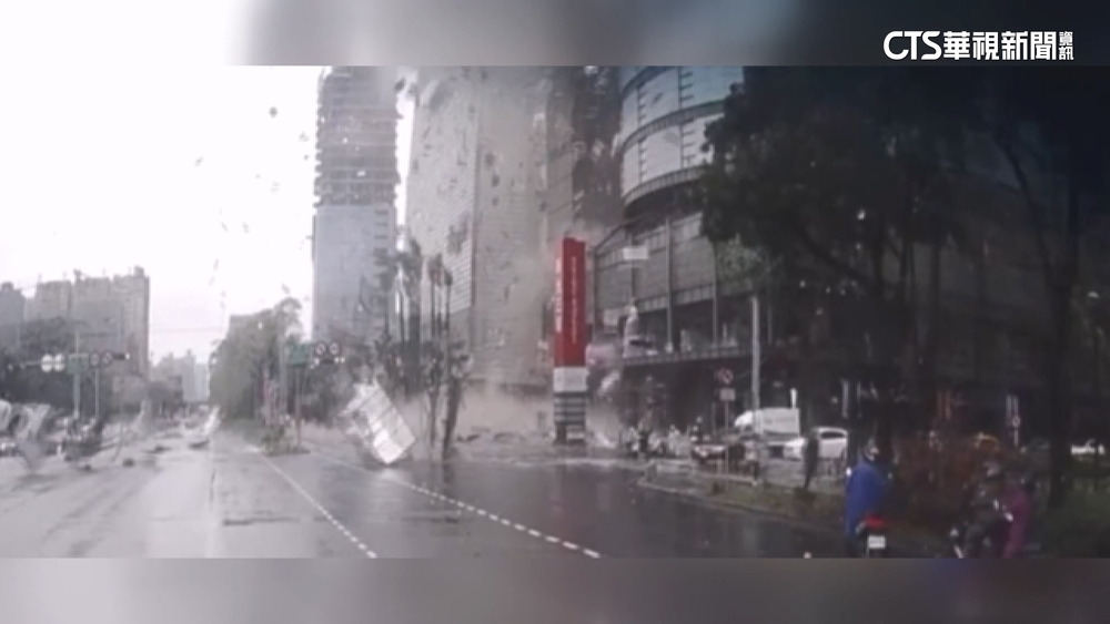 最新氣爆畫面曝！　大量碎裂物砸落　澳門一家7口無處逃