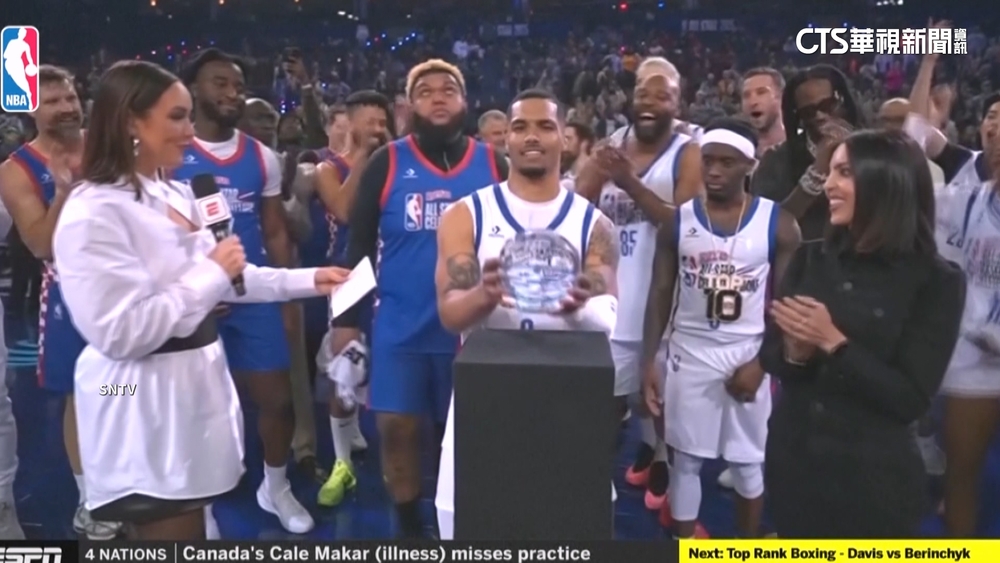 NBA名人賽　奧運銀牌大風車灌籃.演員王鶴棣參戰