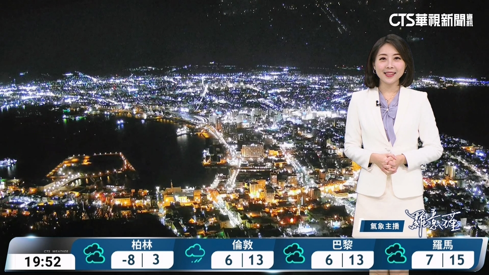 各地早晚較涼　白天回溫　夜晚清晨注意局部低雲或霧