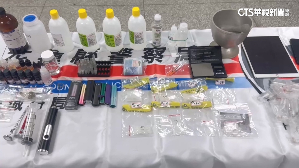 毒鴛鴦躲花蓮外婆家製毒　警埋伏破喪屍煙油.海洛因