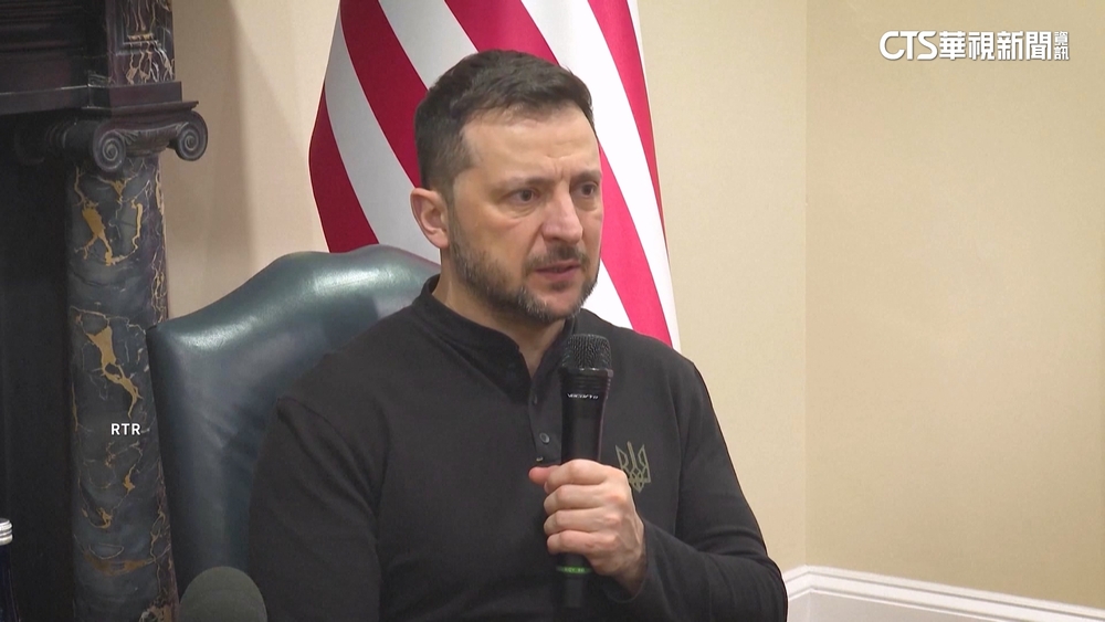 和川普吵完...澤倫斯基華府會僑民　接受起立鼓掌送暖