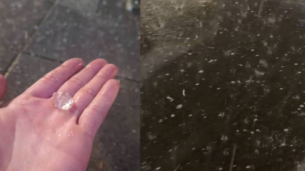 整晚雷雨狂轟！雙北下冰雹原因曝　氣象署：可能還有