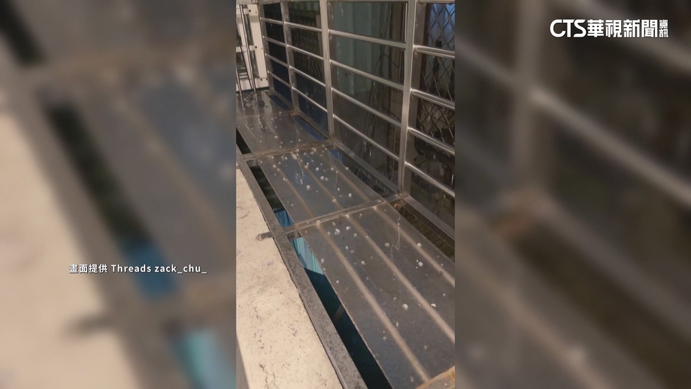 今年首道春雷響！　雙北狂下冰雹「週三前恐還有」