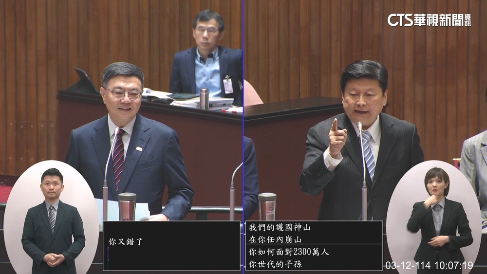 立院衝突！傅崐萁批錄影亂剪接　綠嗆機密預算都直播了