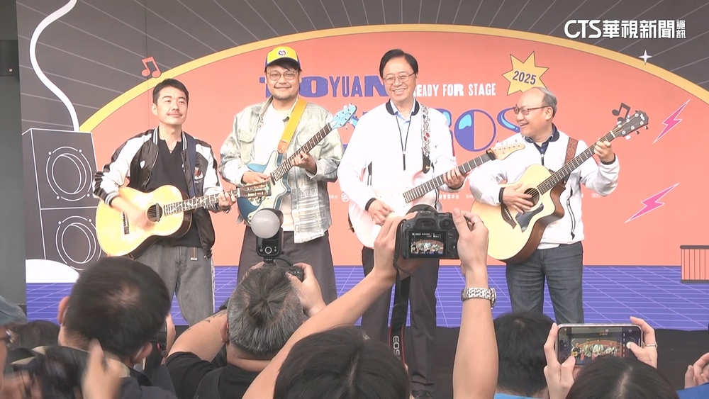 桃園鐵玫瑰熱音賞登場　張善政：盼開啟年輕人音樂之路