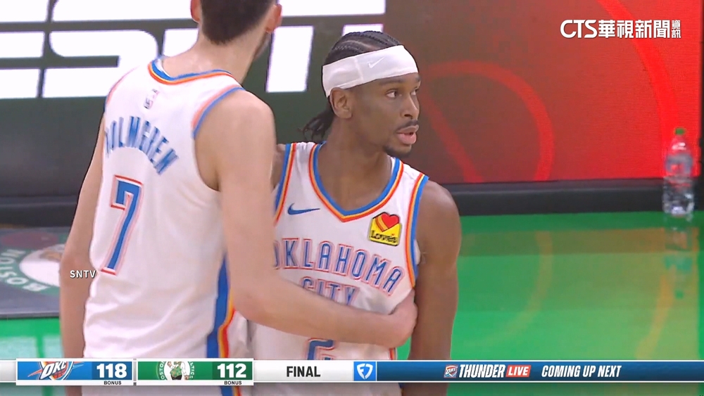 雷霆客場踢館對戰塞爾提克 美媒評「總冠軍前哨戰」