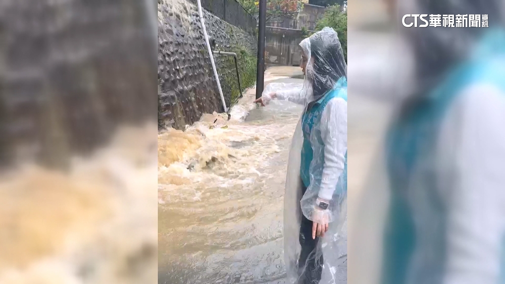 鋒面通過！　雨炸北台灣　桃園中壢多處嚴重積水