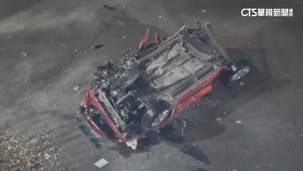 又是酒駕！　轎車衝破麻園頭溪護欄　墜9米深溝渠