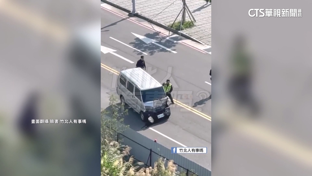 駕駛拒檢衝撞後逃逸　警射輪胎4槍.跑百米壓制