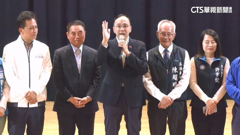 朱立倫前進苗栗「抗罷」宣講　台中蔡壁如助陣藍委