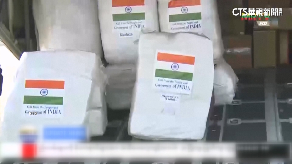 印度派軍機.艦載運人員物資　進駐緬甸賑災