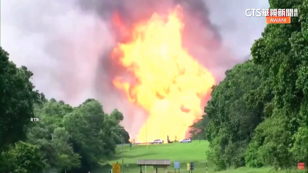 馬國天然氣管線爆炸　加油站大火致1死33傷