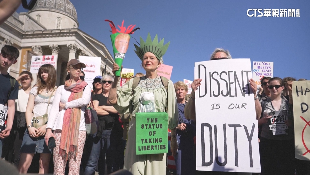 美歐爆上千起示威潮　要川普.馬斯克「髒手拿開」