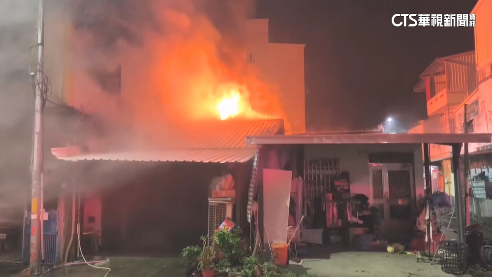 透天出租套房突起火燃燒！　1男困房中亡