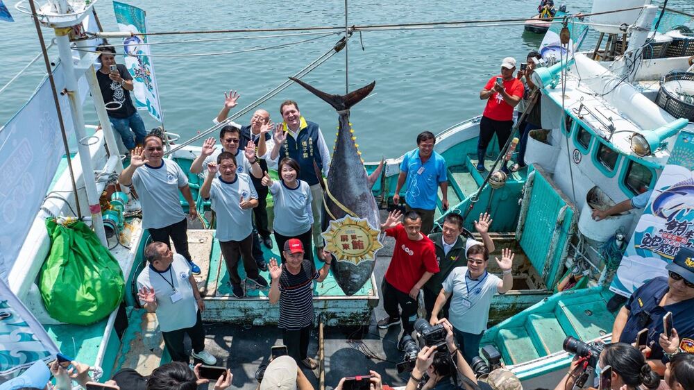 2025屏東第一鮪重達224公斤　總價230萬7200元得標