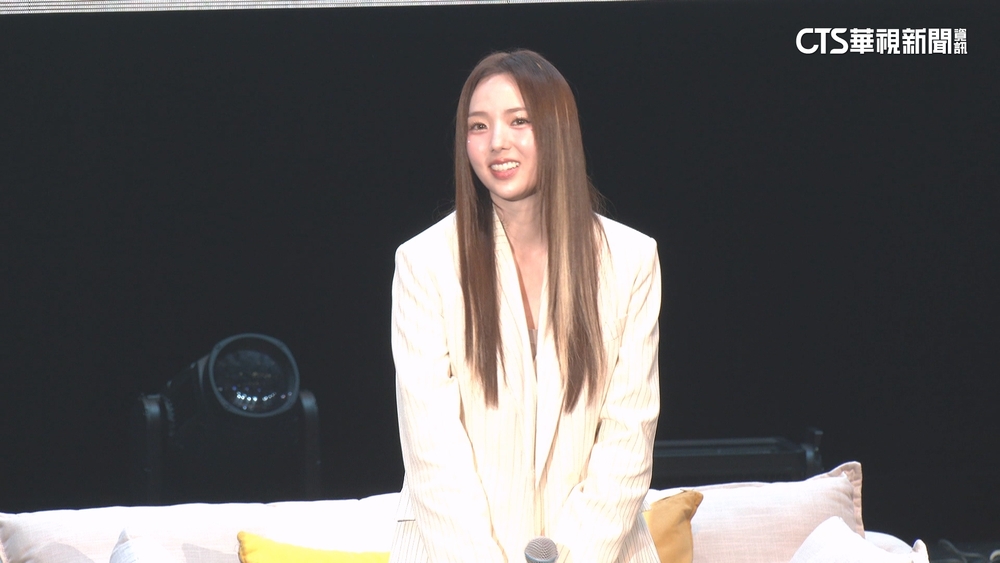 南韓女星蔡秀彬來台會粉絲！　開金嗓.緊張秀中文