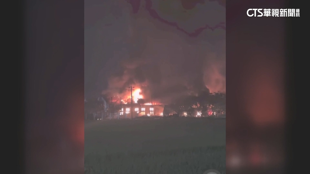 嘉義縣縱火！　7旬老翁討錢不成被告　竟怒燒「南陽化工」倉庫