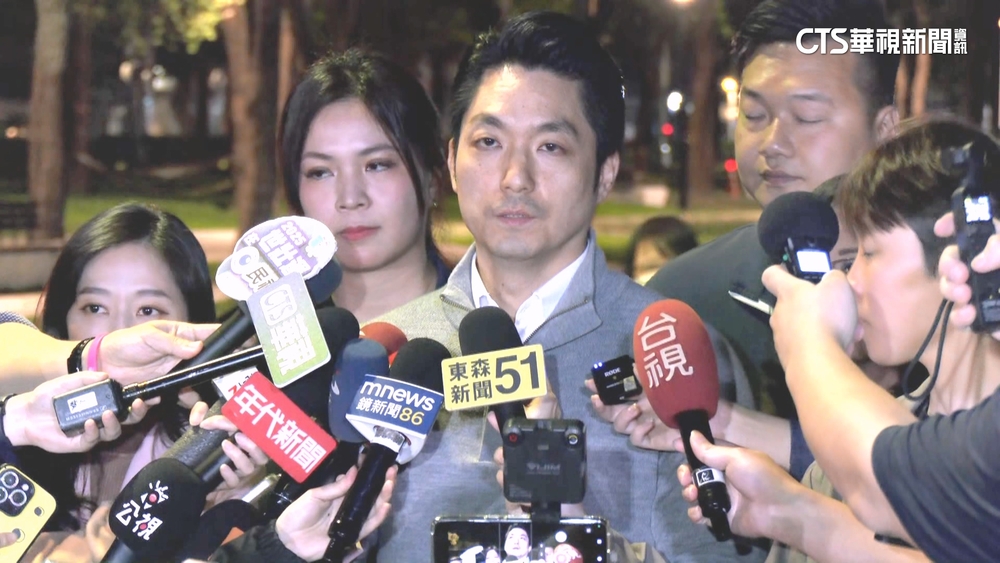 蔣萬安現身北檢抗議　稱「個人行為自己承擔」