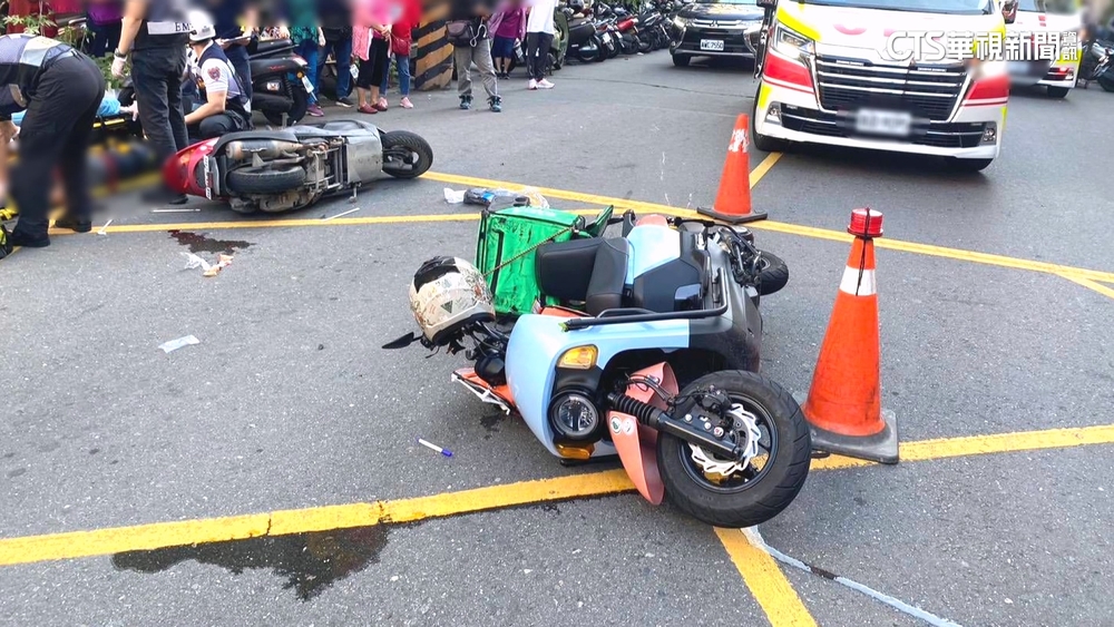 高雄連環車禍3傷　營業小客車駕駛肇逃