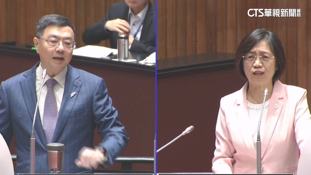 火藥味濃！翁曉玲質詢確認索資　卓揆：沒看過.不重要