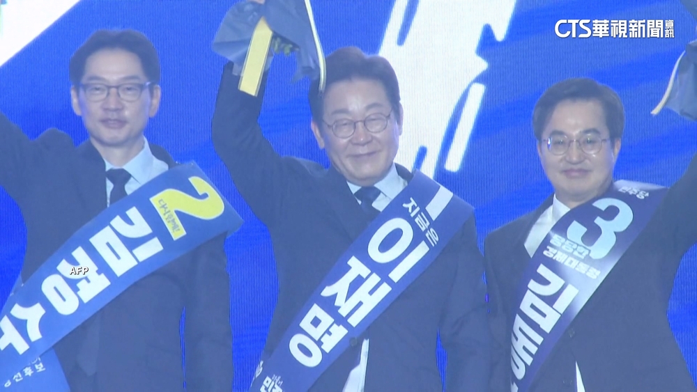 壓倒性勝出！　李在明成南韓在野黨總統候選人