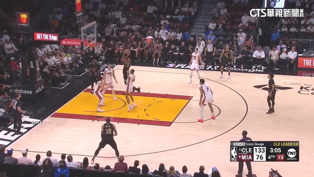 騎士4戰滅熱火　總計狂贏122分刷新NBA紀錄