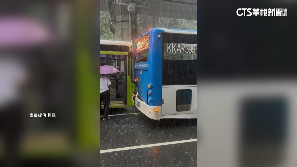 北市2公車追撞　乘客餘悸：對面的人直接飛到我身上