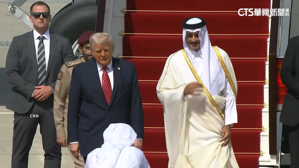 中東之行第2站！　川普抵卡達杜哈