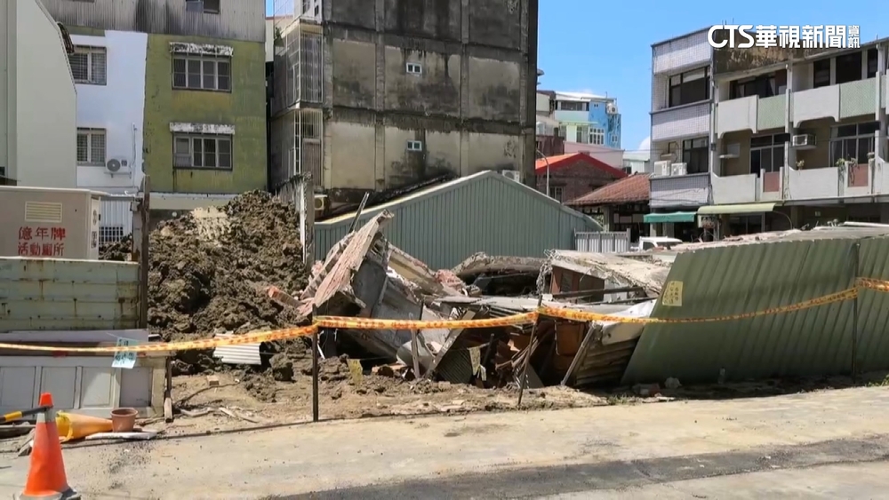 隔壁施工害「起家厝」倒塌　屋主孫現身：921都沒倒