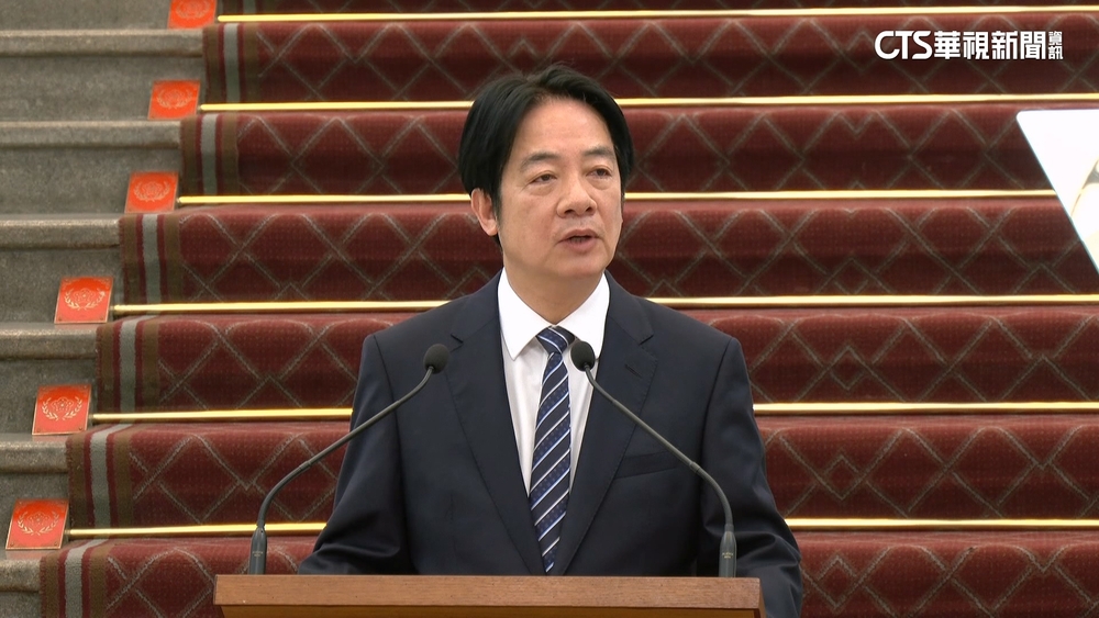 520就職週年談話　賴：向在野黨主席國安簡報