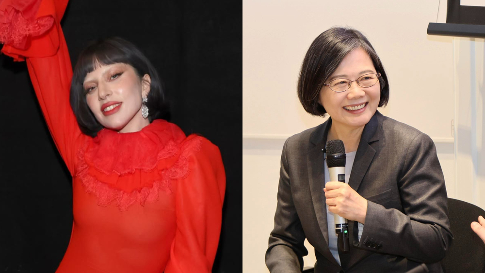 Lady Gaga演唱會髮型像蔡英文？　釣出本人親回「我剛從歐洲回來」引朝聖