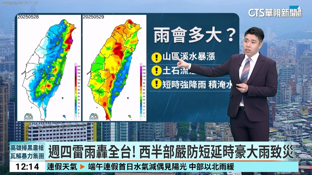 雨神還沒走！　端午連假前迎"最強鋒面" 全台變天