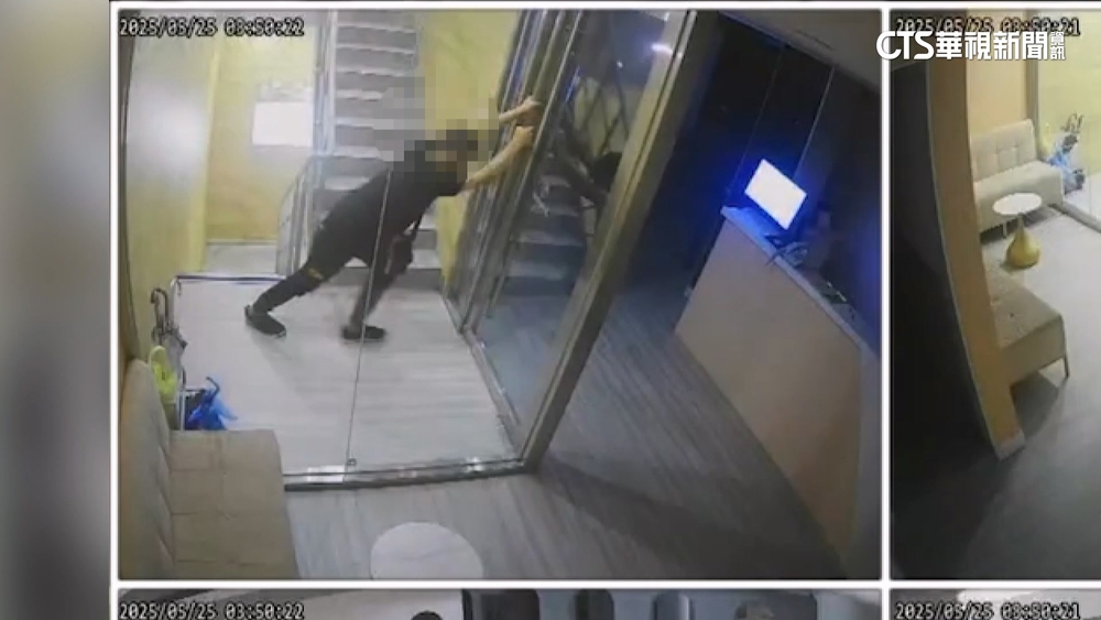 猛扯還撞門！　慣竊破窗闖空門　竊美髮店萬元現金