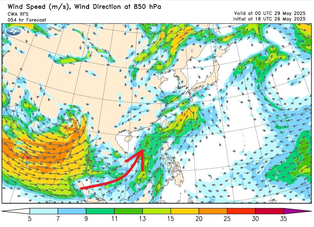 西南季風28、29日入南海　鄭明典：雨勢會更猛烈
