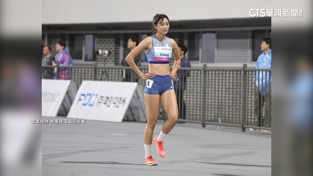 中.日女將夾擊！　跨欄甜心張博雅亞錦賽第六