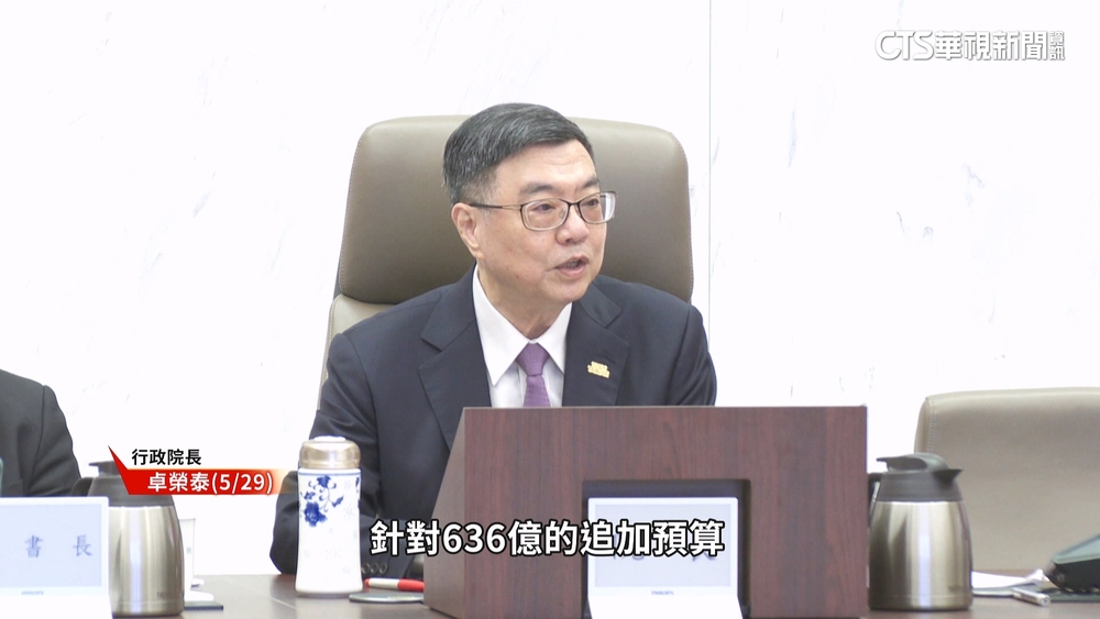 卓榮泰擬提「追加預算」　藍轟政治肉票　綠：把握補考