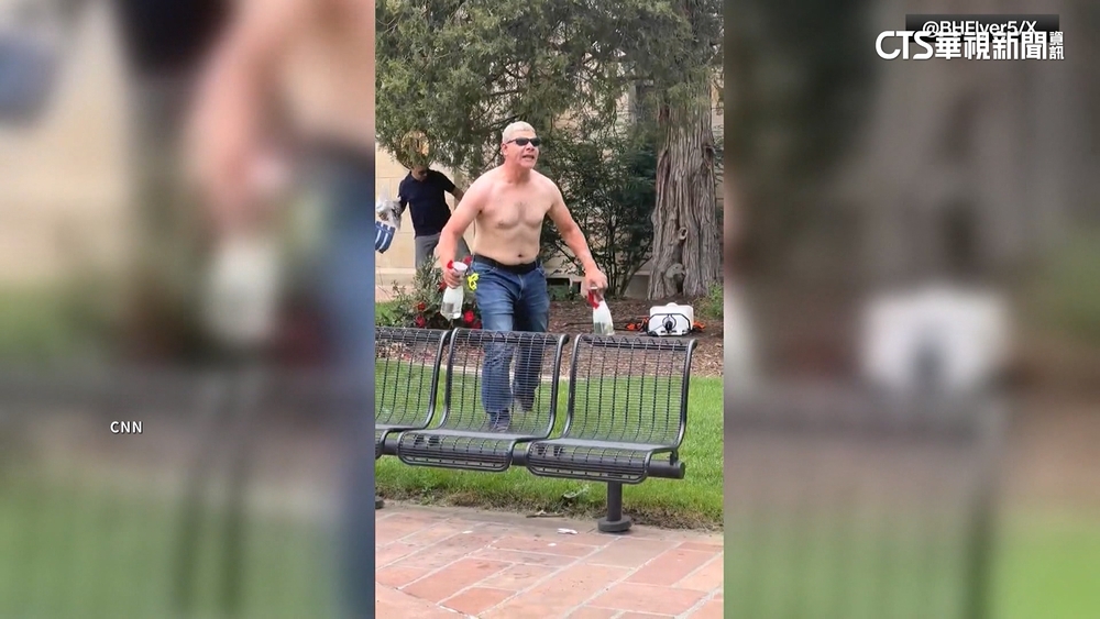 科州猶太裔遊行挺以色列　遭阿裔男扔燃燒彈襲擊