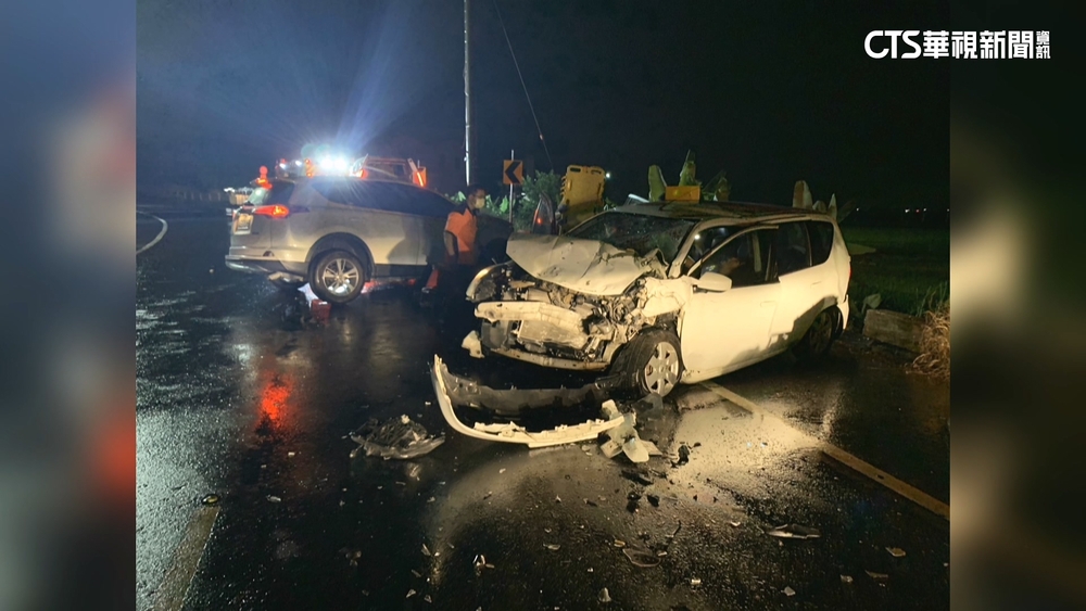 台南後壁嚴重車禍！　2車猛烈對撞　3人無生命跡象