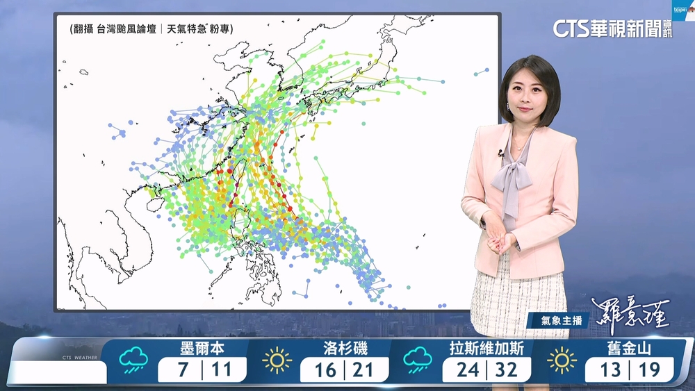 水氣仍多.天氣暖熱　午後各地有雷陣雨