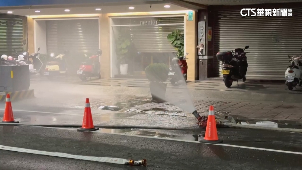 台南瓦斯外洩一度尋獲管線位置　大規模封路車輛塞