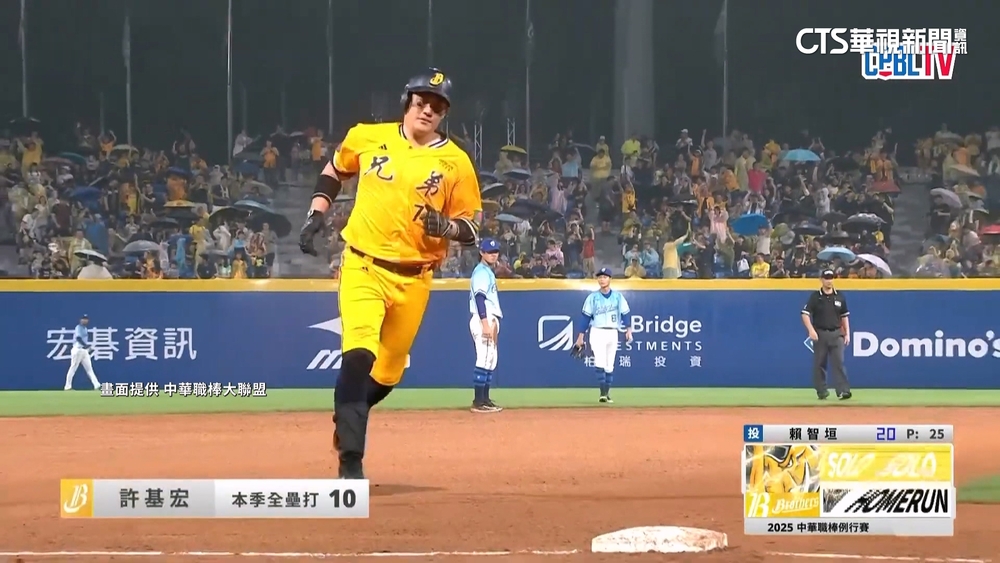 許基宏連3打席炸裂　跨場連4轟追平紀錄