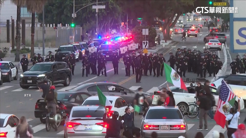 美國洛杉磯示威第5天　市長宣布宵禁防打砸搶