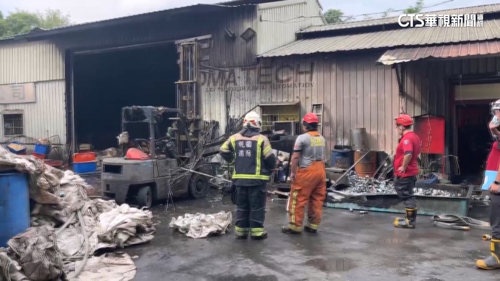 疑處理廚餘不慎！　蘆竹飼料廠「氣爆」火警　9人輕重傷