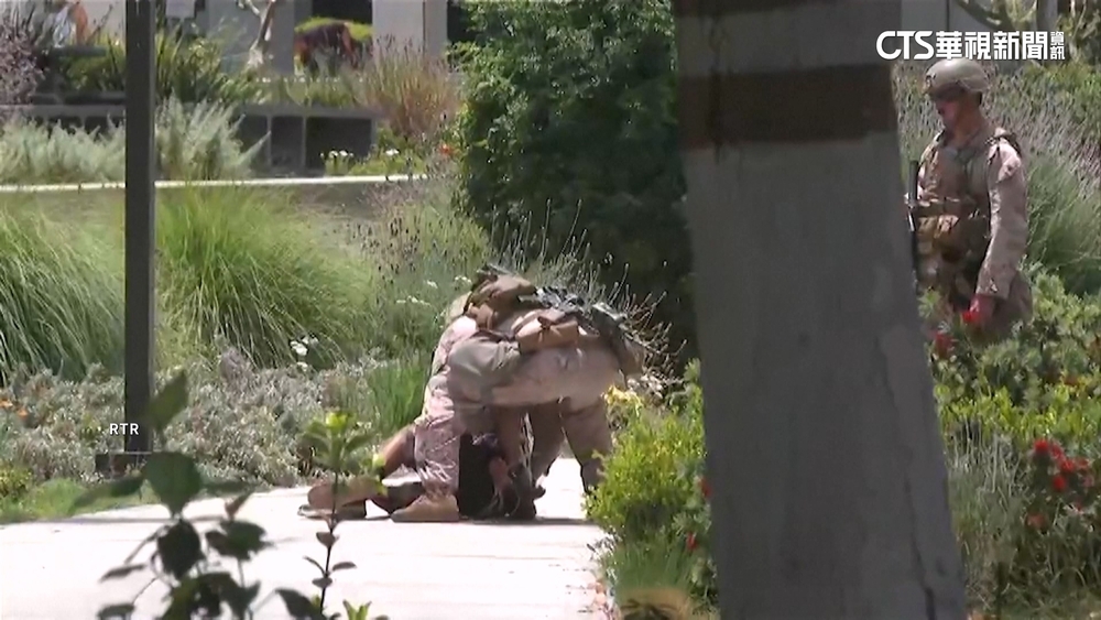 洛城騷亂事件　軍方證實海軍陸戰隊首次拘留平民