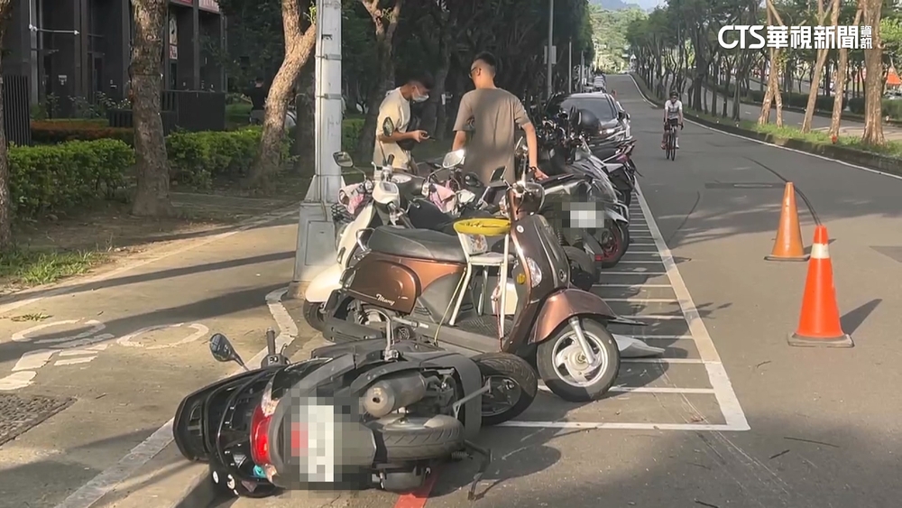 醉男租名車掃撞23汽機車　「右前輪脫離」還想逃