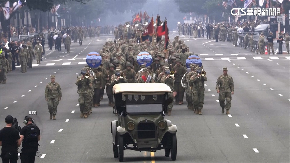 川普生日巧逢美陸軍創立250週年　華府舉行大閱兵