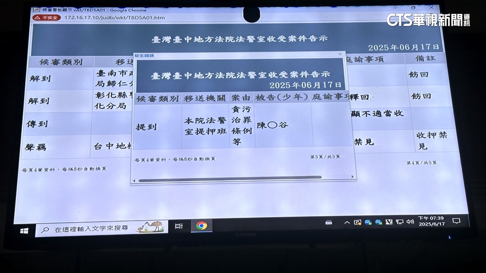 九州集團總裁陳政谷　妥協願戴電子腳鐐當庭釋放