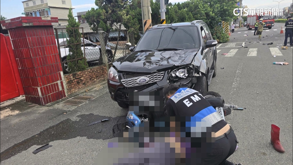 台南死亡車禍！　天亮上工遭撞飛　「雙載母女斷魂」